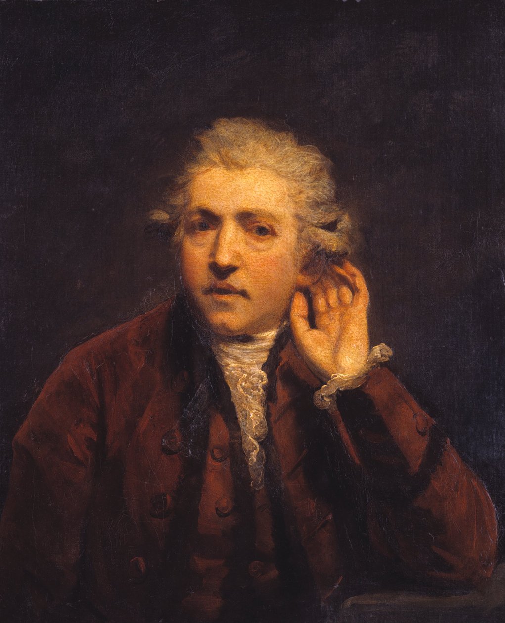 Selbstporträt als tauber Mann von Joshua Reynolds