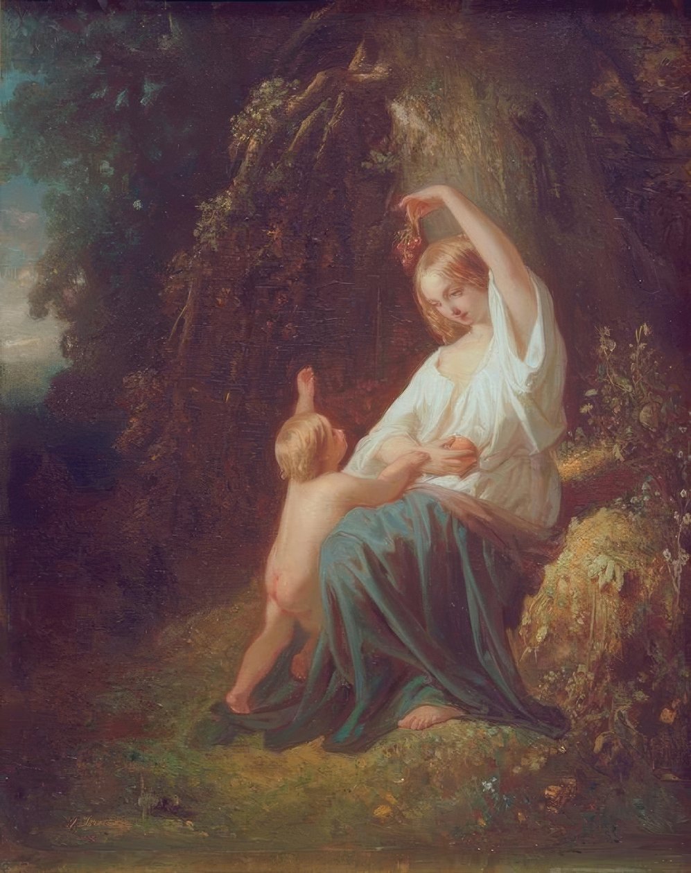 Mutter und Kind von Jozef Israëls