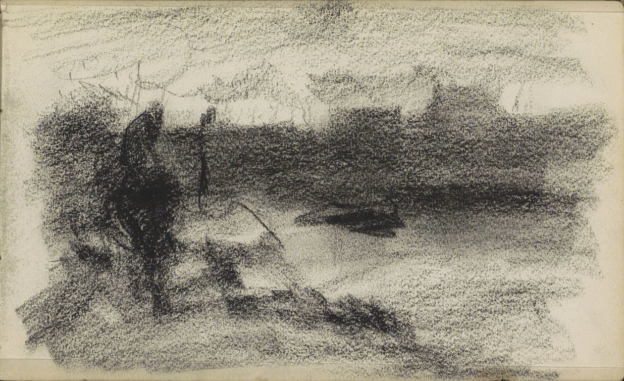 Landschaft mit Wasser von Jozef Israëls
