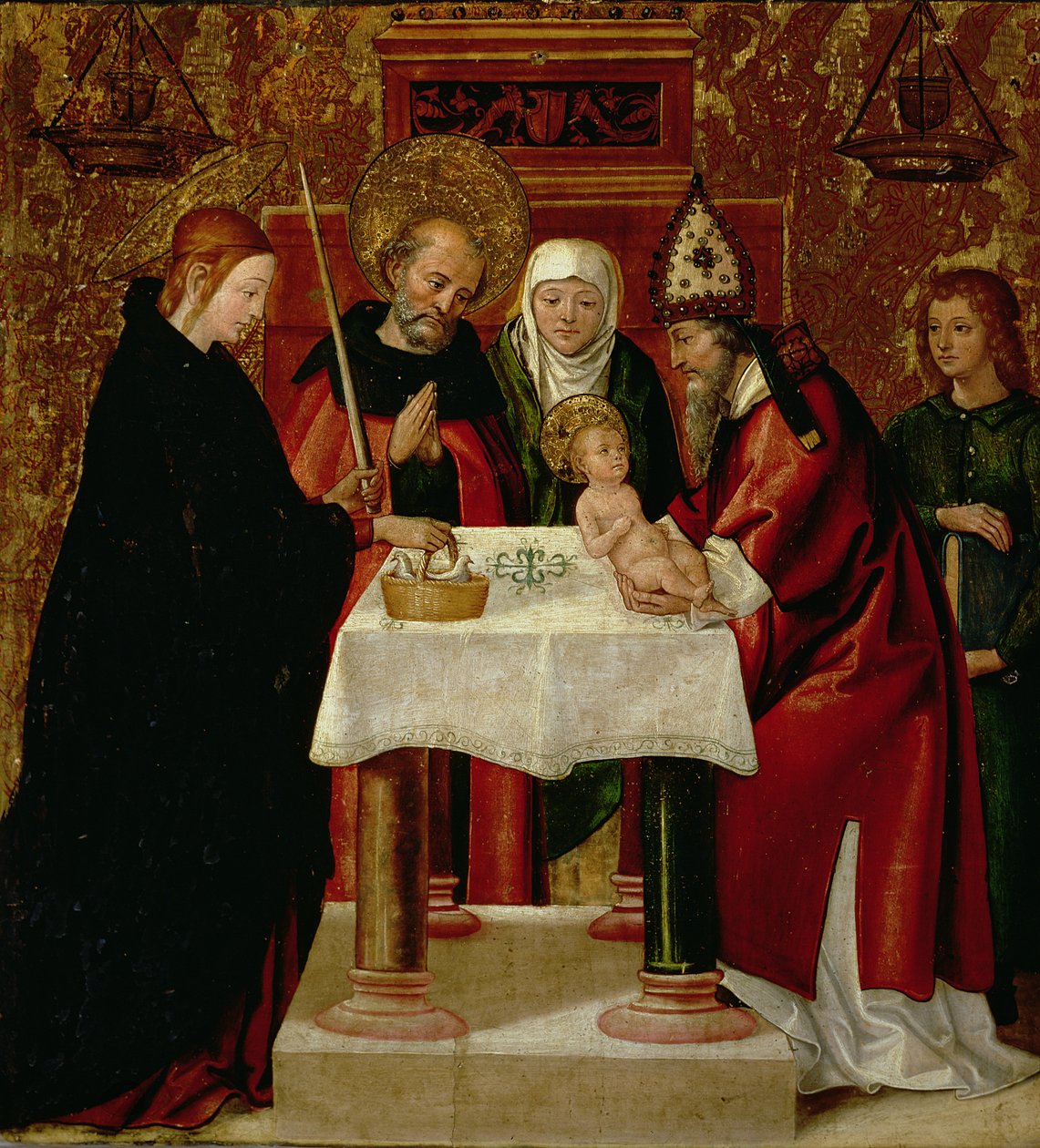 Die Beschneidung und die Darstellung im Tempel, ca. 1535 von Juan de Borgoña