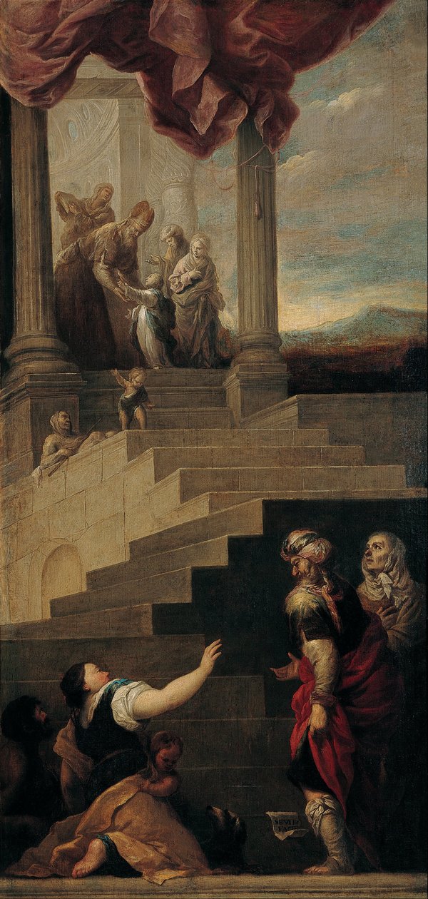 Einführung der Jungfrau in den Tempel von Juan de Sevilla