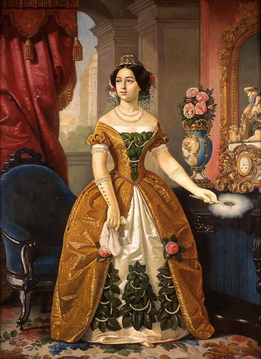 Porträt von Doña Dolores Tosta de Santa Anna von Juan Cordero