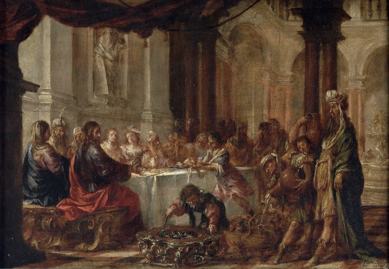 Die Hochzeit zu Kana, 1660 von Juan de Valdes Leal