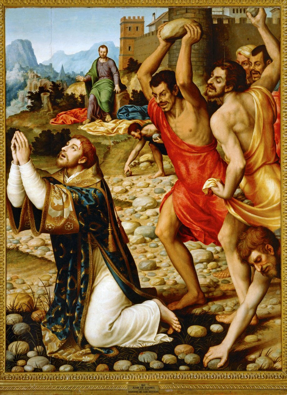 Das Martyrium des Heiligen Stephanus von Juan de Juanes