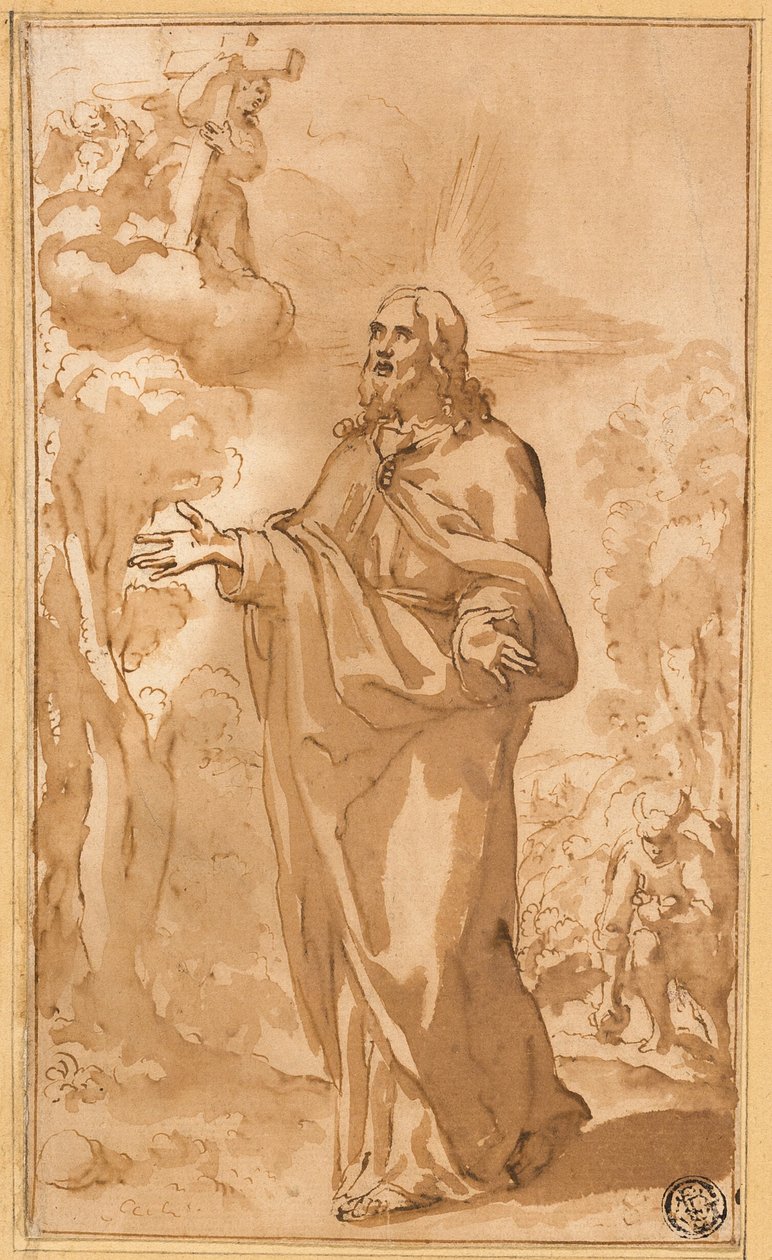Christus in der Wüste von Juan del Castillo