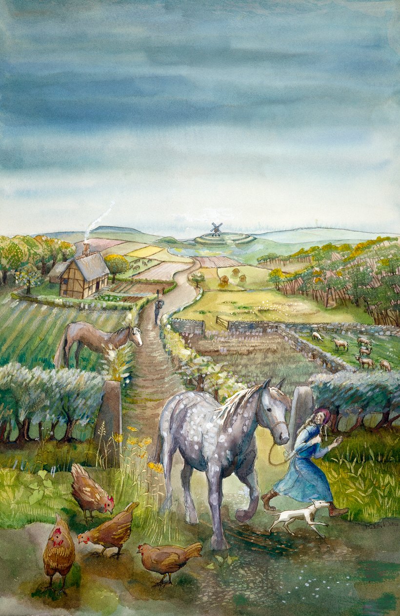 Landschaft, 17. Jahrhundert, ca. 1990-2010 von Judith Dobie