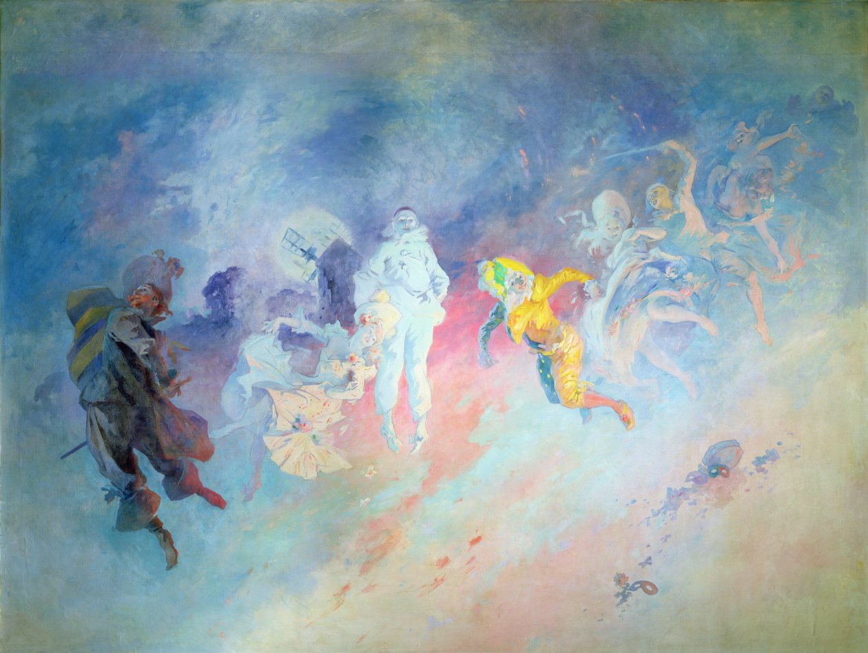 Pantomime, aus dem Salon Cheret (Wandbild) von Jules Cheret