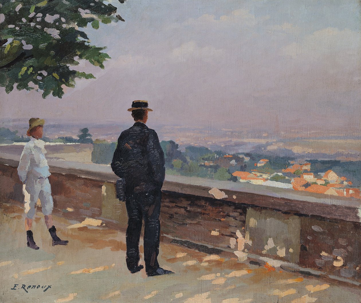Paris vom Observatorium in Meudon von Jules Ernest Renoux