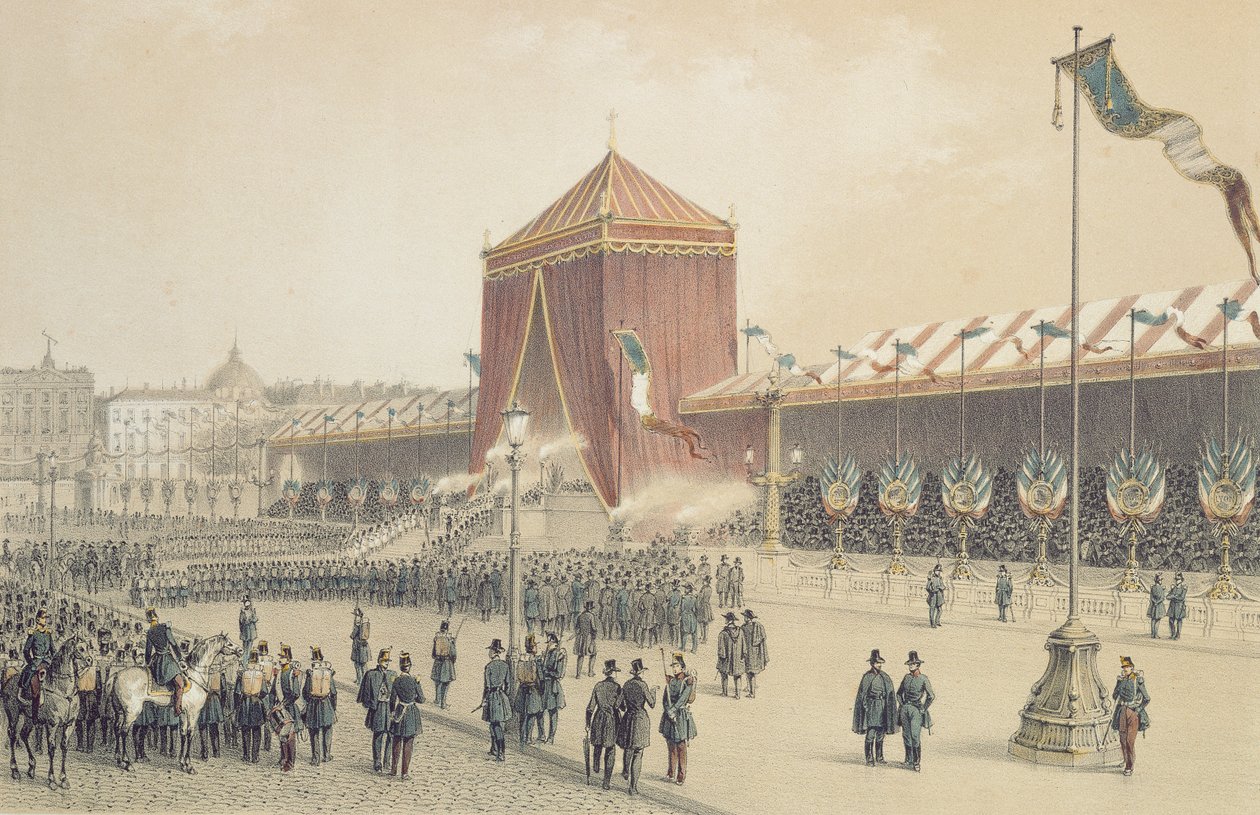 Proklamation der Republik, 12. November 1848 von Jules Gaildrau