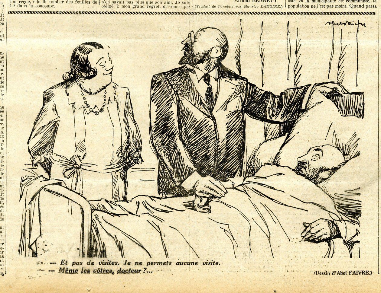 Candide, Satirique en N & B von Jules Abel Faivre