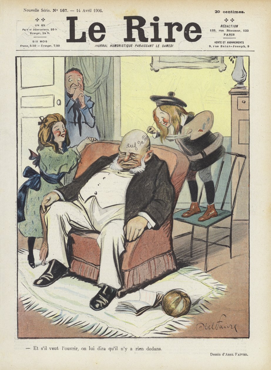 Illustration für Le Rire von Jules Abel Faivre