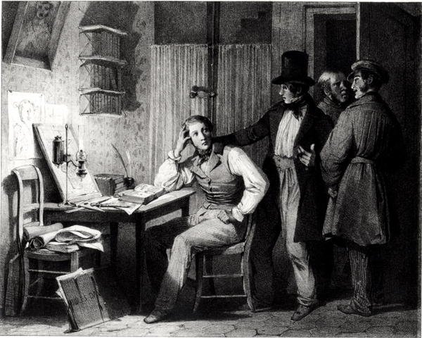 Der Abend, oder Der Student von Jules David