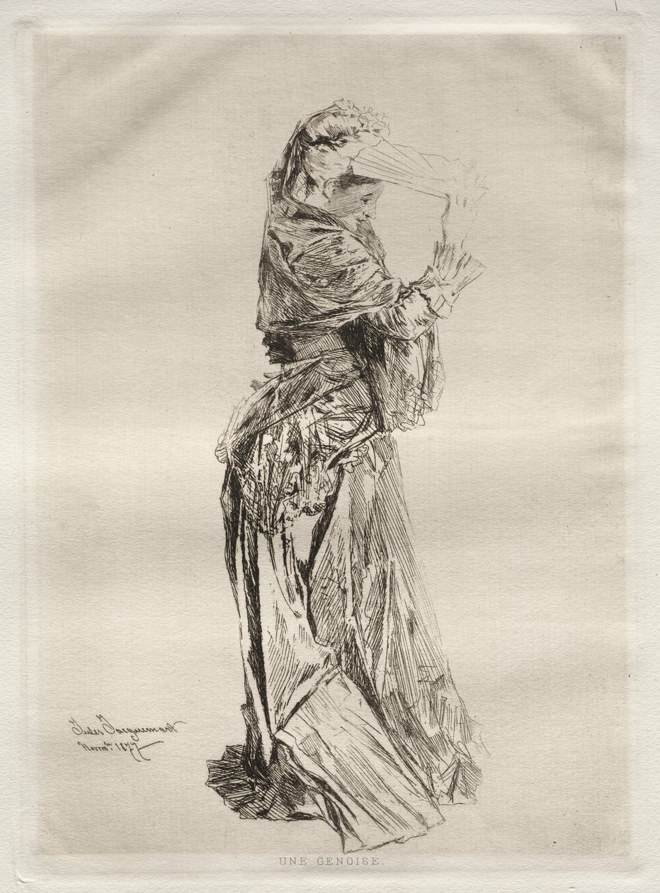 Eine Genuesin, 1877 von Jules Ferdinand Jacquemart