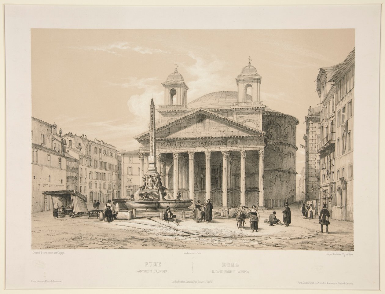 Rom, Pantheon von Jules Monthelier