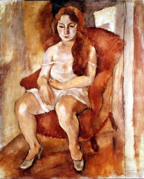 Sitzende Frau von Jules Pascin