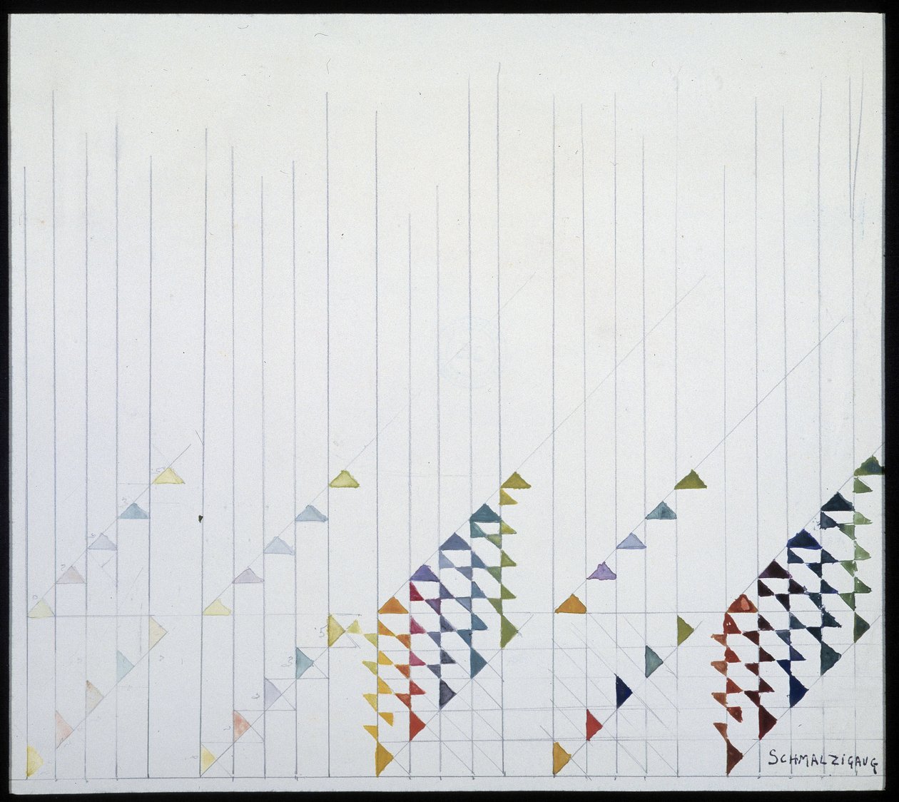 Futuristische Kunst von Jules Schmalzigang, circa 1914 von Jules Schmalzigaug