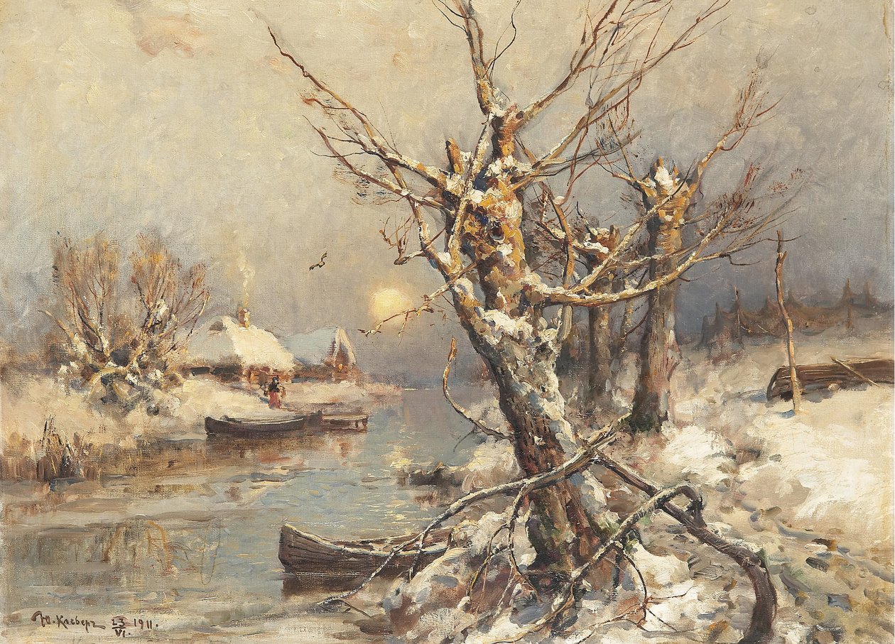 Wintersonne, 1911 von Juli Julievich Klever