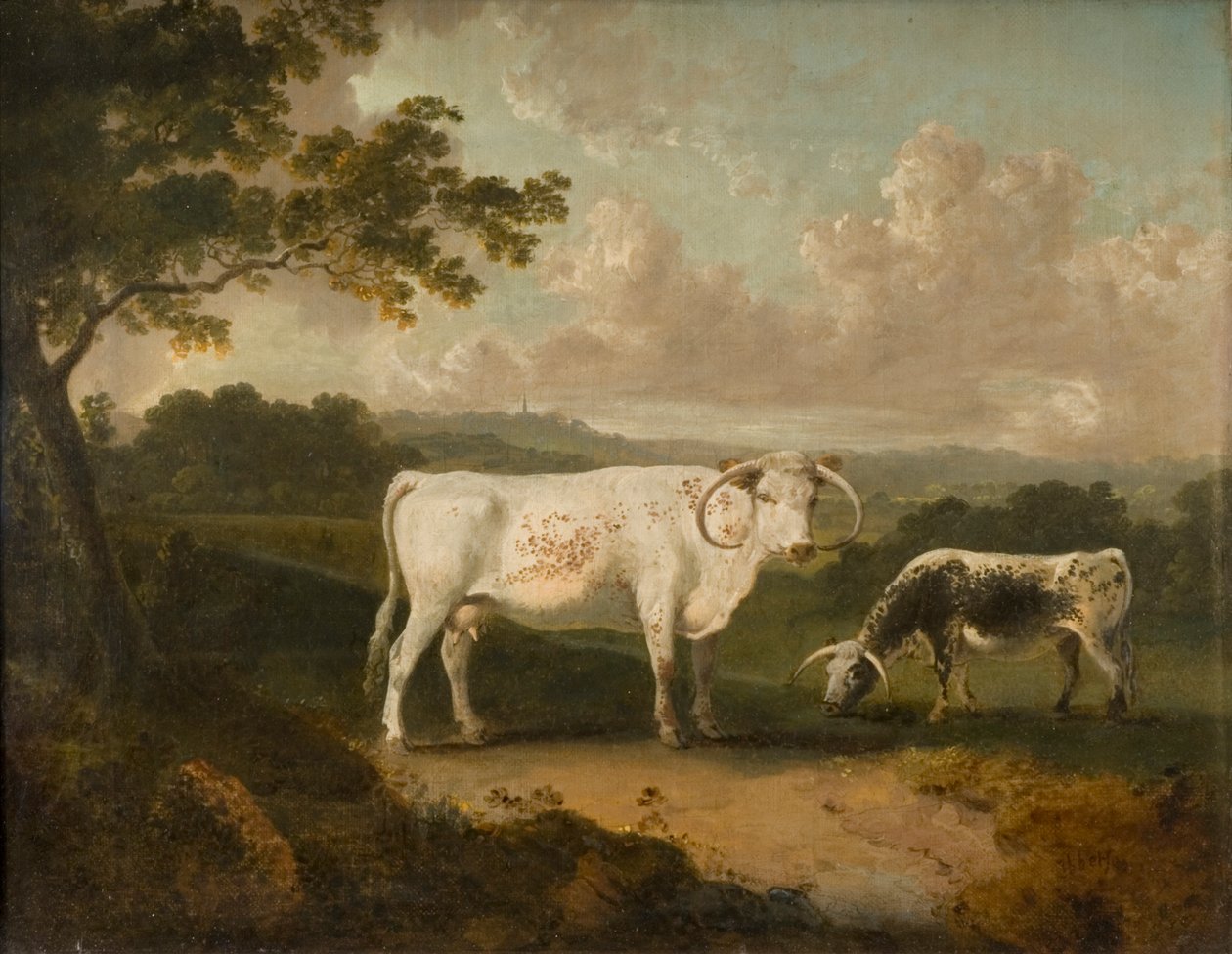 Kenwood, Lord Mansfields Zuchtvieh, 1797 von Julius Caesar Ibbetson
