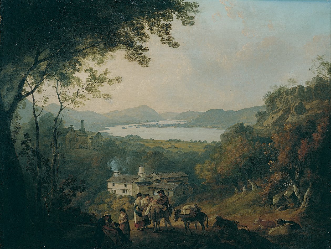 Windermere von Troutbeck von Julius Caesar Ibbetson
