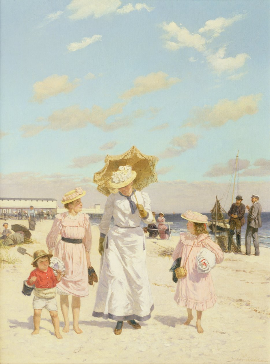 Am Strand, ca. 1900 von Julius Ehrentraut