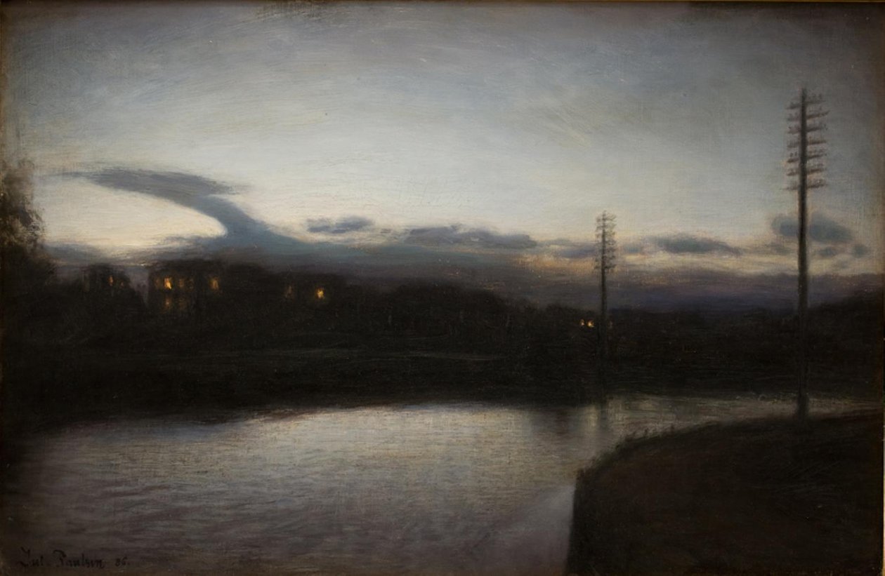 Abendlandschaft von Julius Paulsen