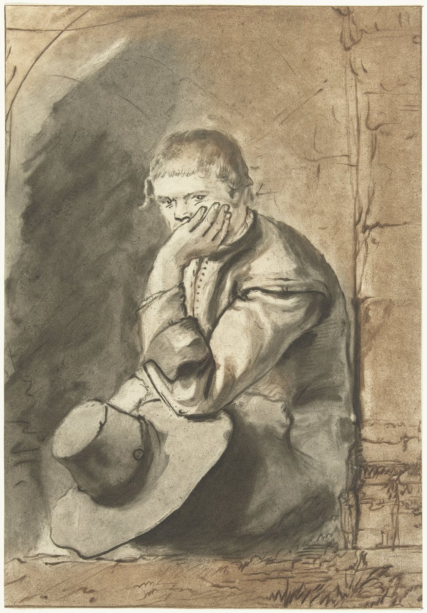 Sitzender Mann von Jurriaan Cootwijck