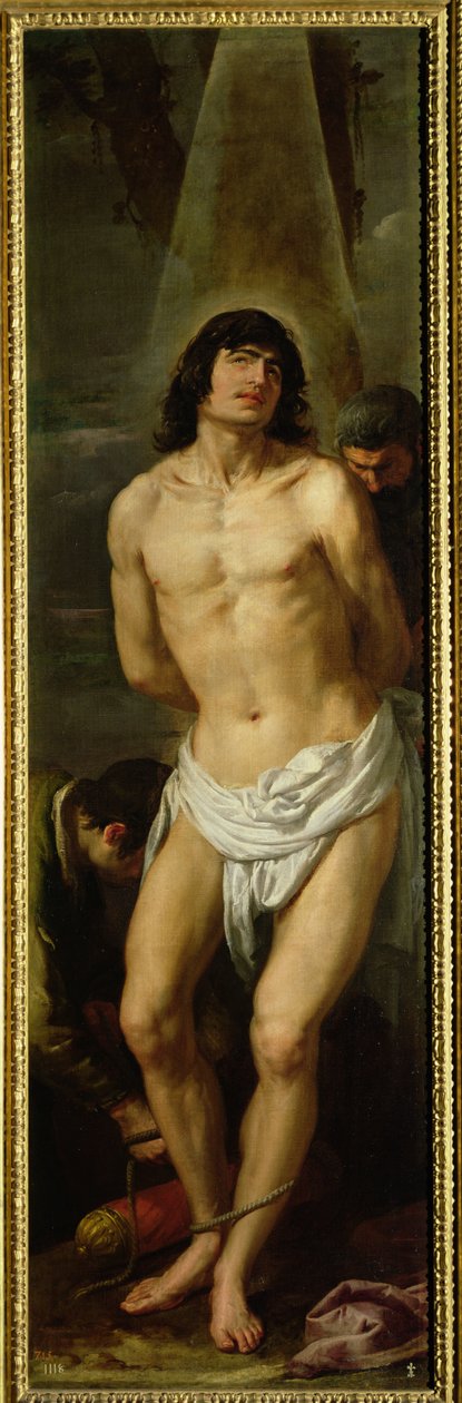 St. Sebastian, vor 1653 von Jusepe or Jose Leonardo
