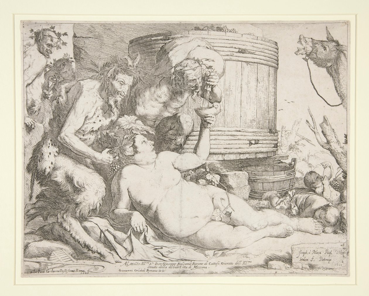 Bacchanal (Betrunkener Silenus) von Jusepe de Ribera