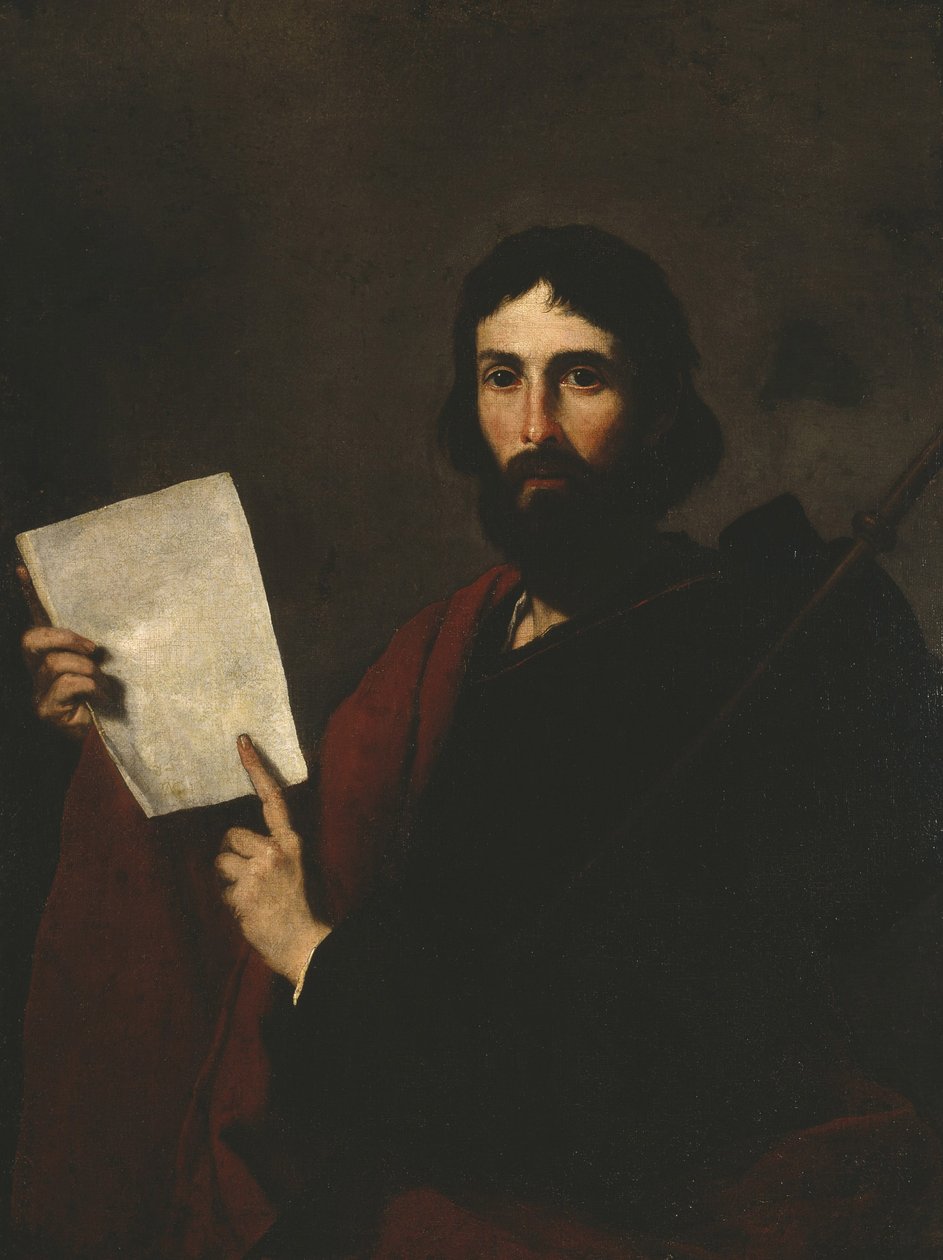 Heiliger Jakobus der Ältere von Jusepe de Ribera