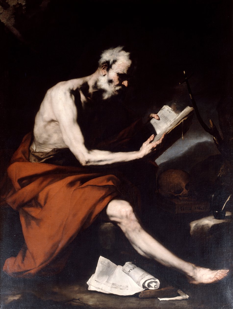 Heiliger Hieronymus, 17. Jahrhundert von Jusepe de Ribera