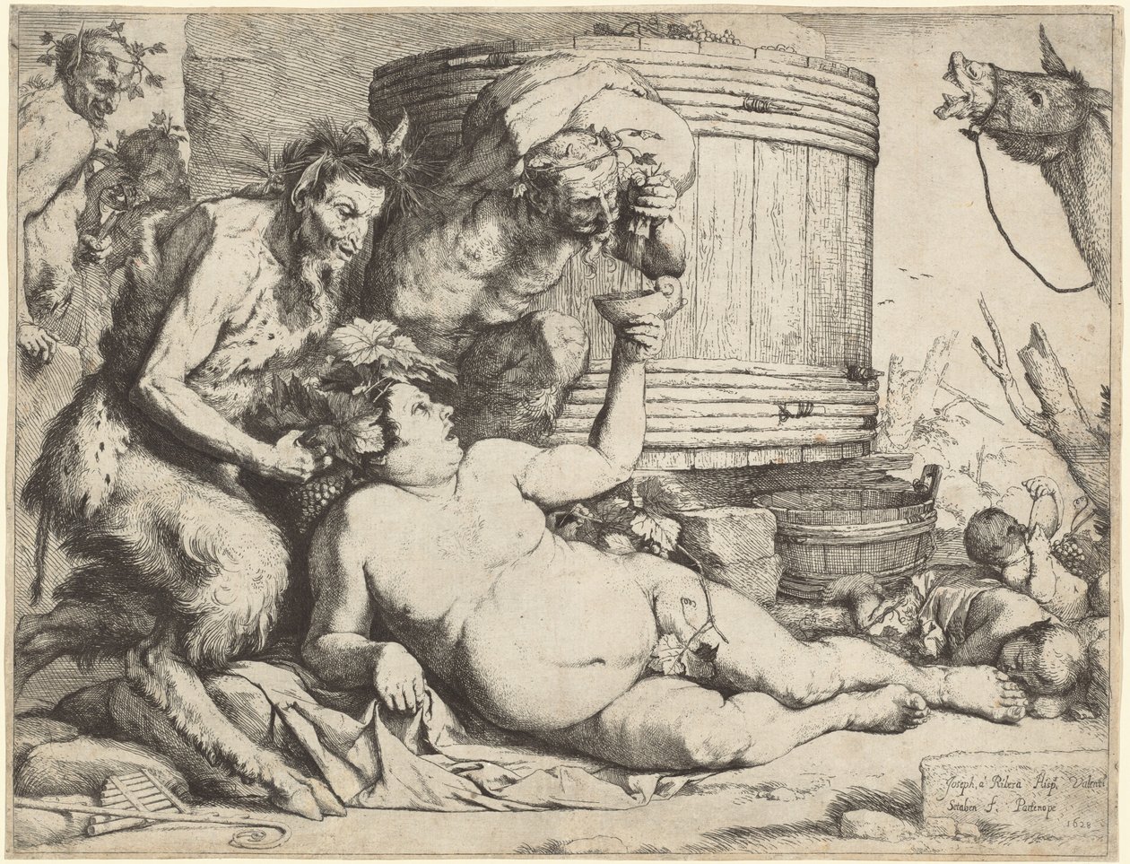 Der betrunkene Silenus von Jusepe de Ribera