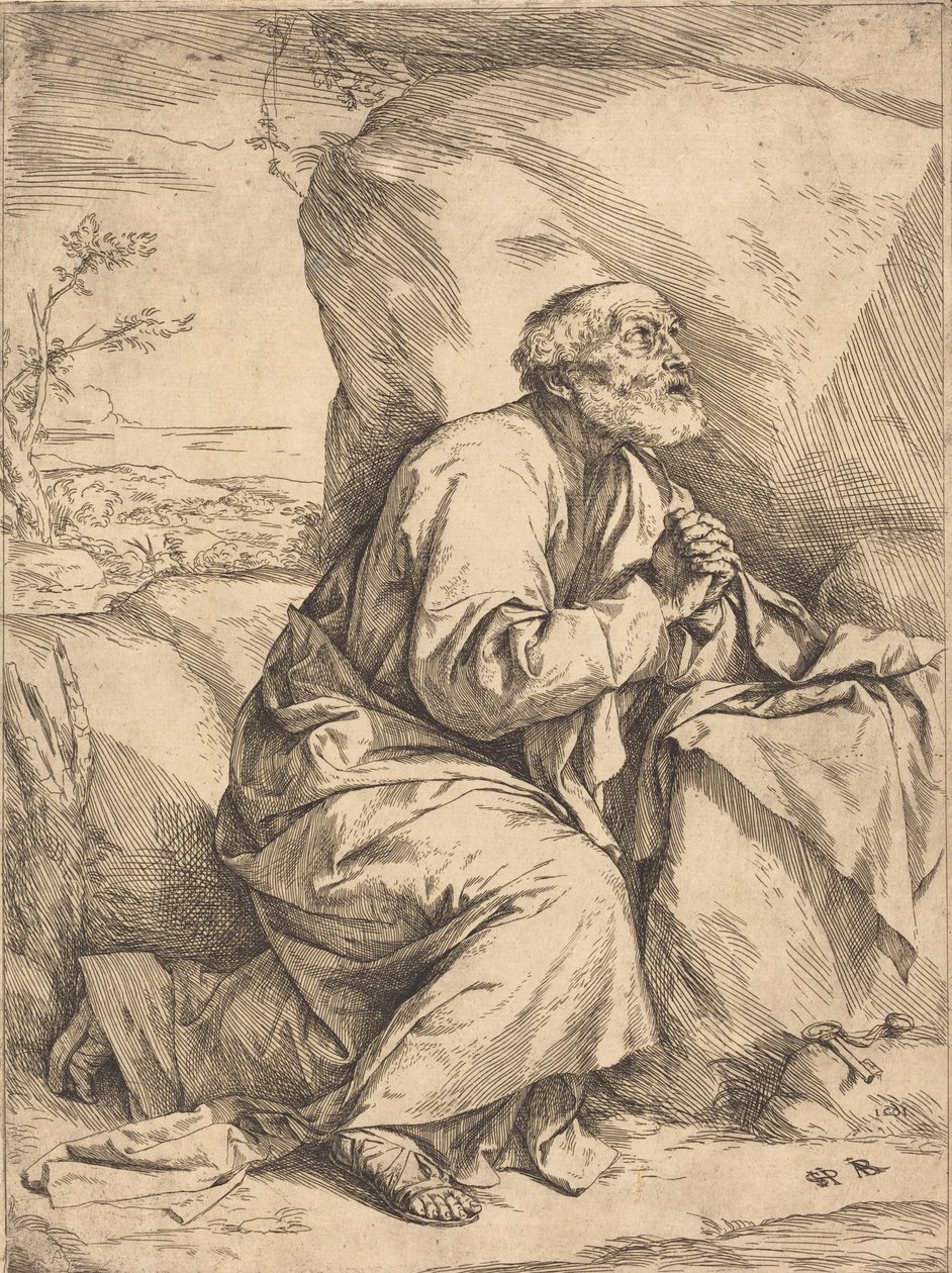 Die Reue des Heiligen Petrus von Jusepe de Ribera
