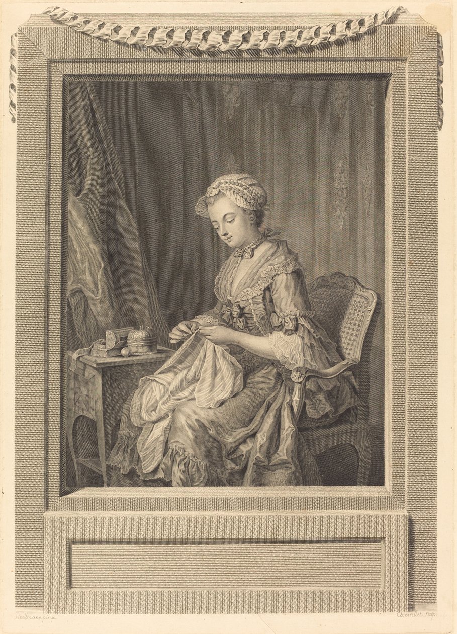 Das gute Beispiel von Juste Chevillet after Jean Gaspard Heilmann