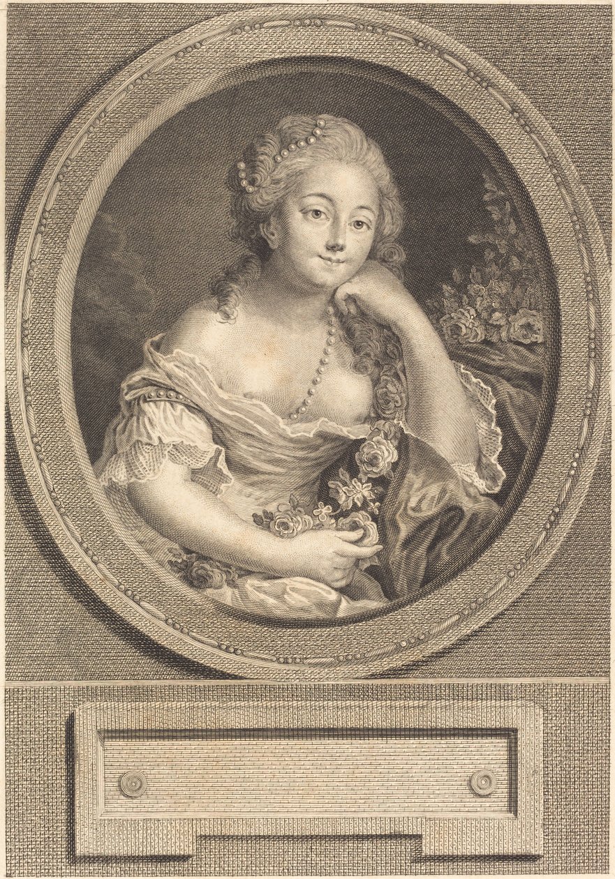 Das leichte Kleid von Juste Chevillet after Pierre Antoine Baudouin