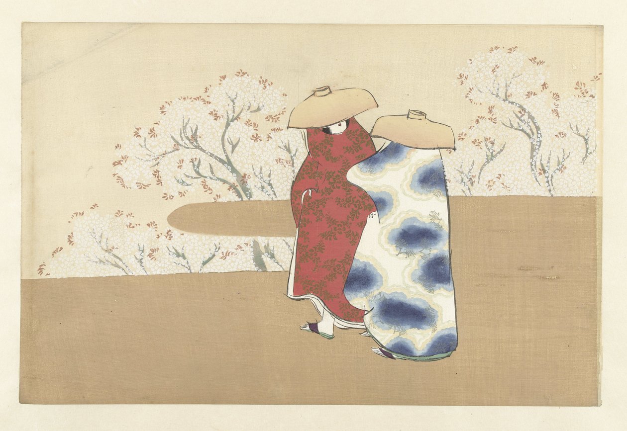 Frühling, 1909 (Holzschnitt) von Kamisaka Sekka