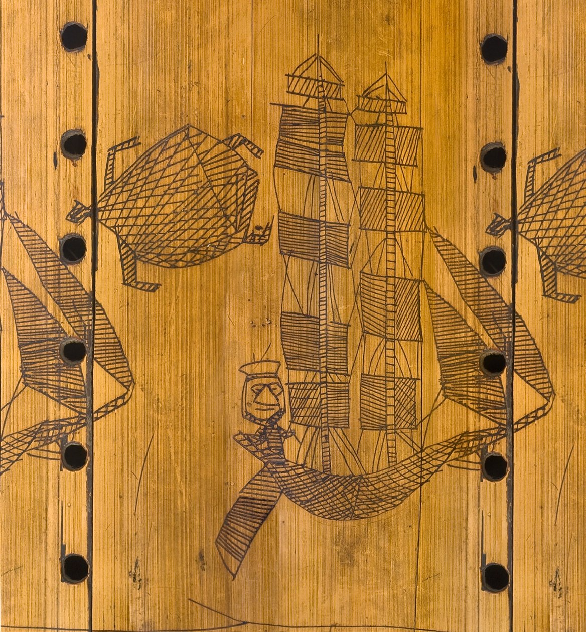 Flöte (Bambus) von Kanak culture