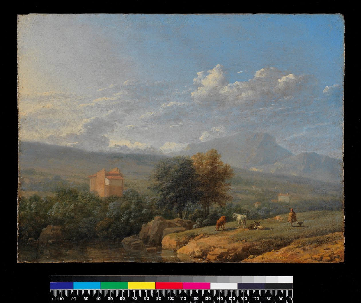Italienische Landschaft von Karel Dujardin