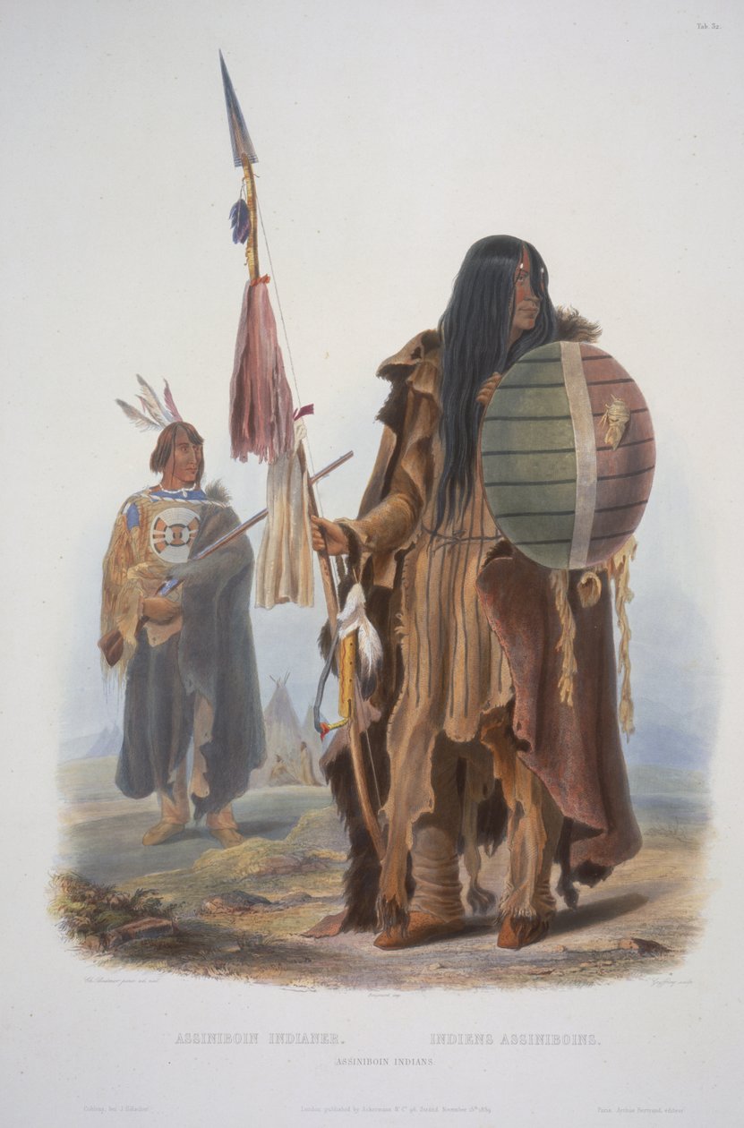 Assiniboin-Indianer von Karl Bodmer