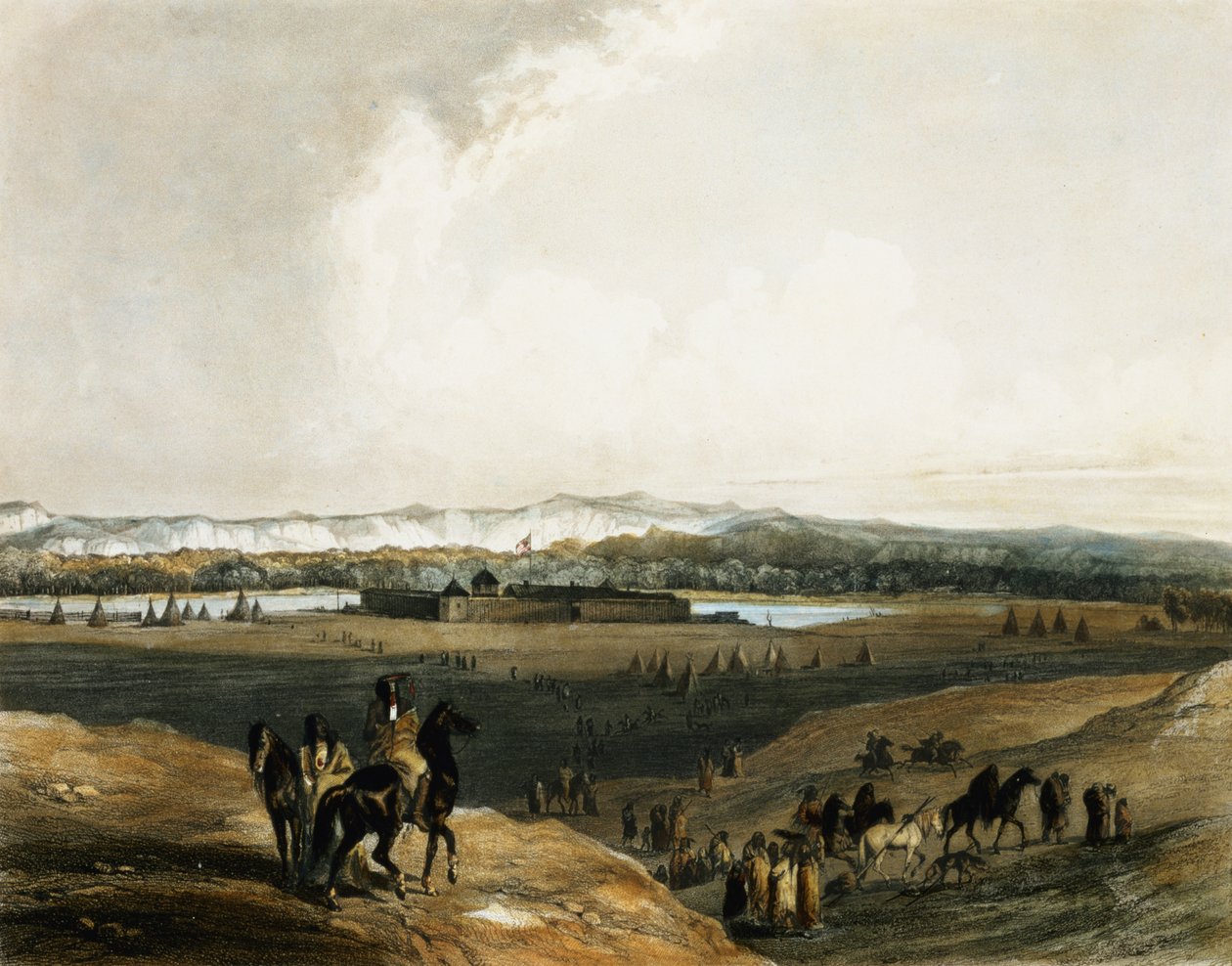 Fort Union am Missouri, Tafel 28 aus Band 2 von 