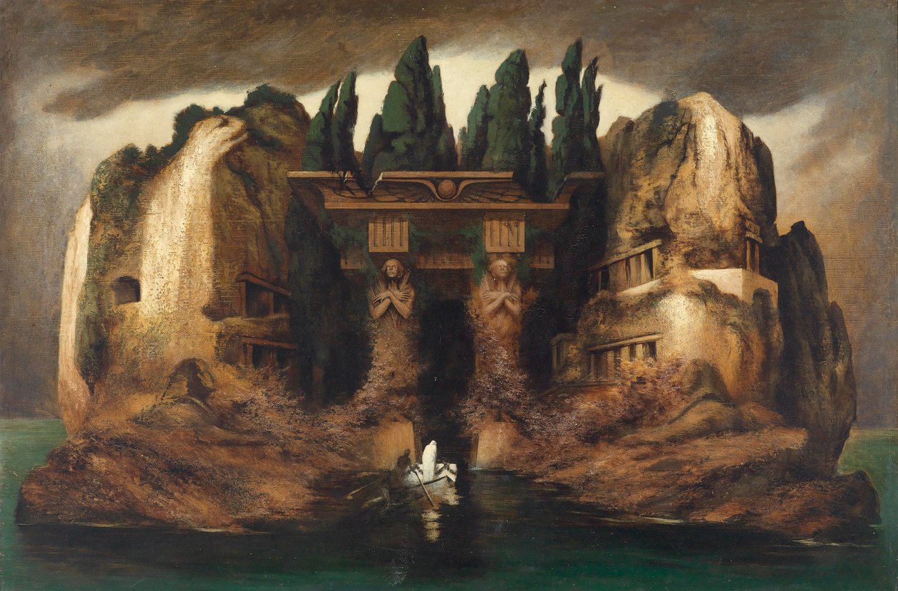 Die Toteninsel von Karl Wilhelm Diefenbach