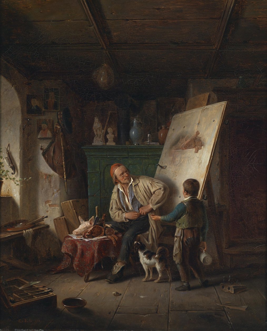 Im Atelier von Karl Von Enhuber