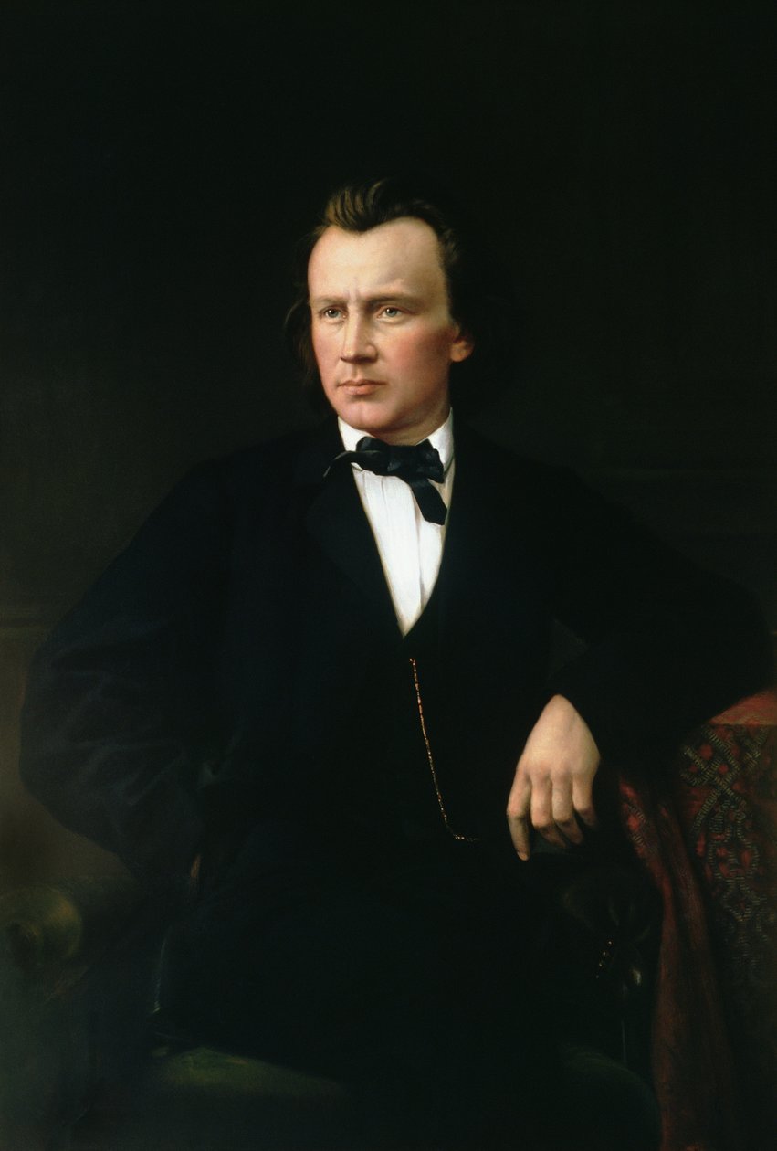 J. Brahms, ca. 1860 von Karl von Jagemann