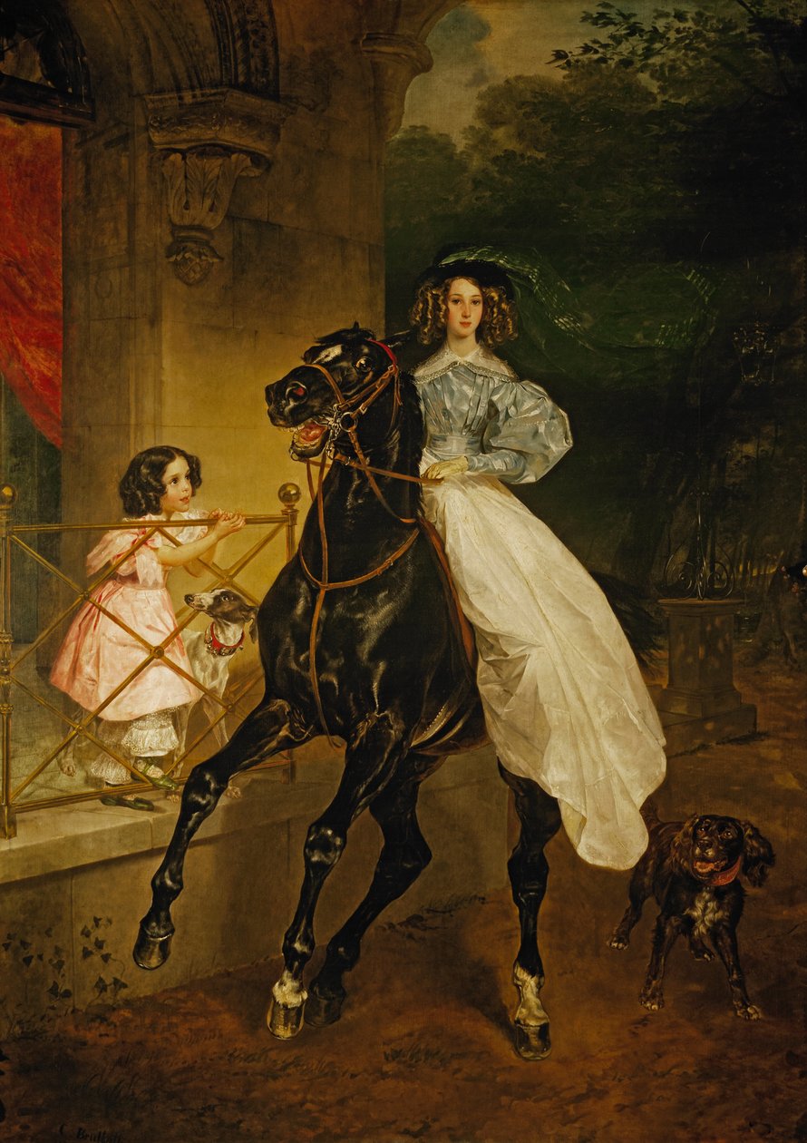 Eine Reiterin von Karl Bryullov