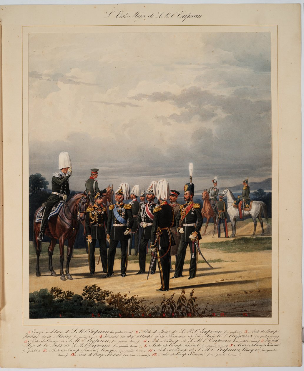 Der russische Generalstab, 1867 von Karl Karlovich Piratsky
