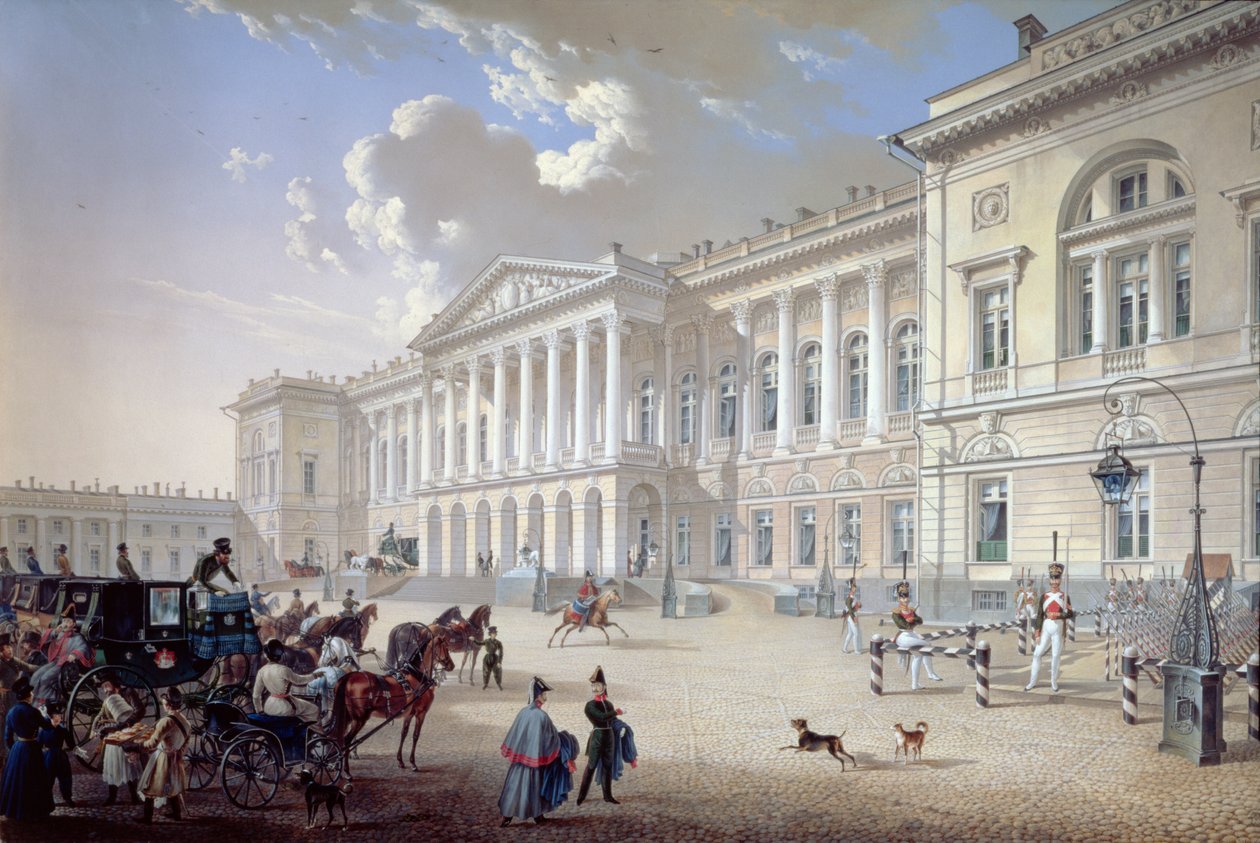 Der Michailowski-Palast, St. Petersburg, 1832 von Karl Pavlovich Beggrov
