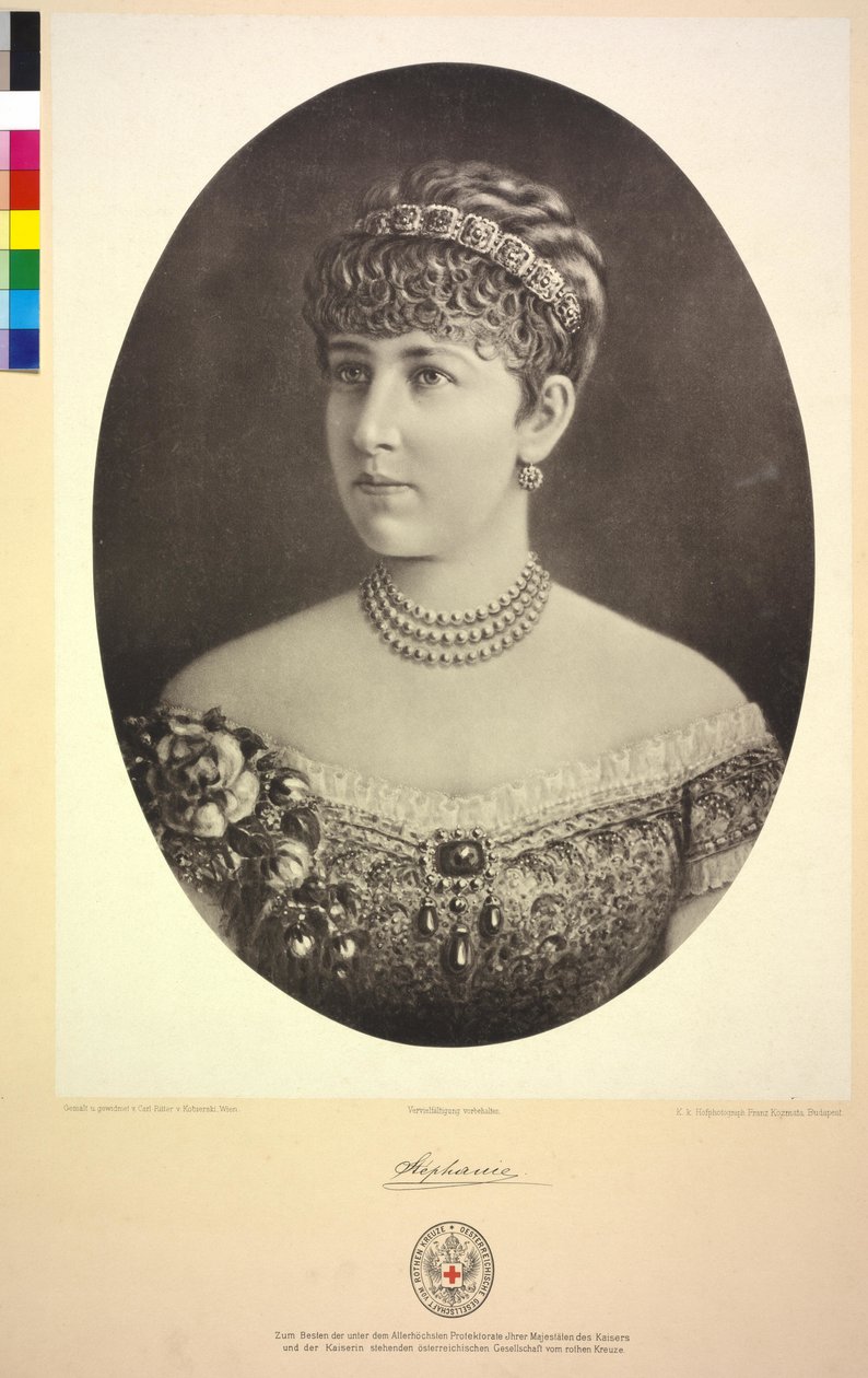Kronprinzessin von Österreich Stephanie von Karl Ritter Von Kobierski