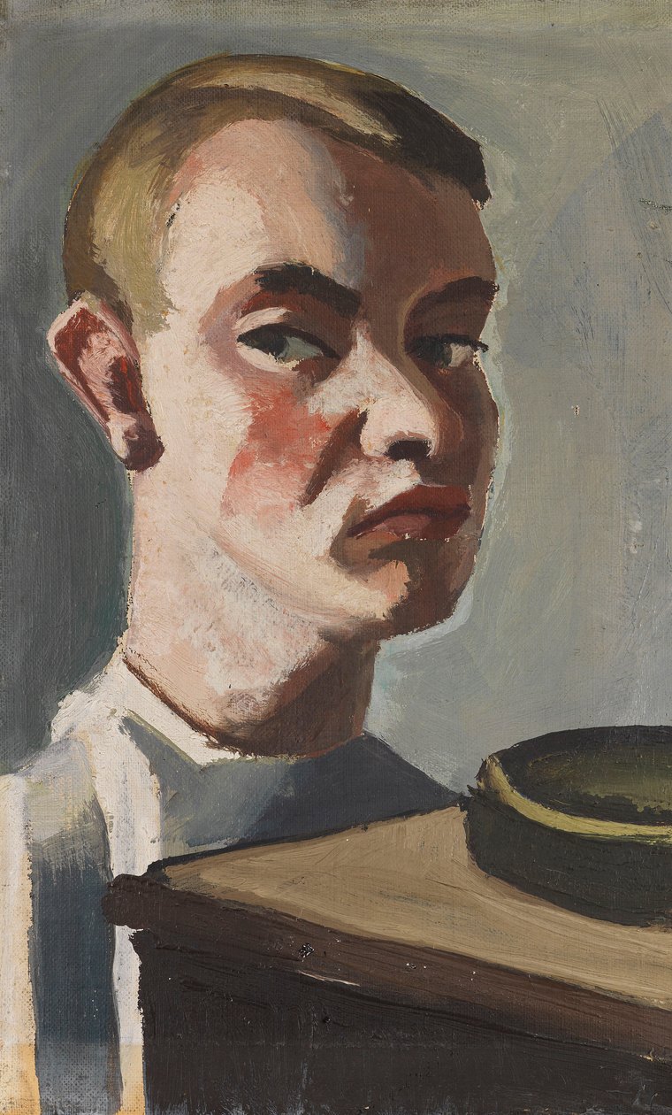 Selbstporträt, ca. 1920 von Karl Tratt