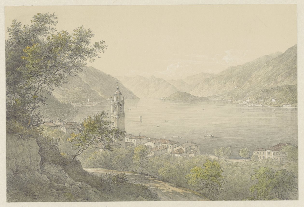 Bellagio am Comer See von Karoly Lajos Libay