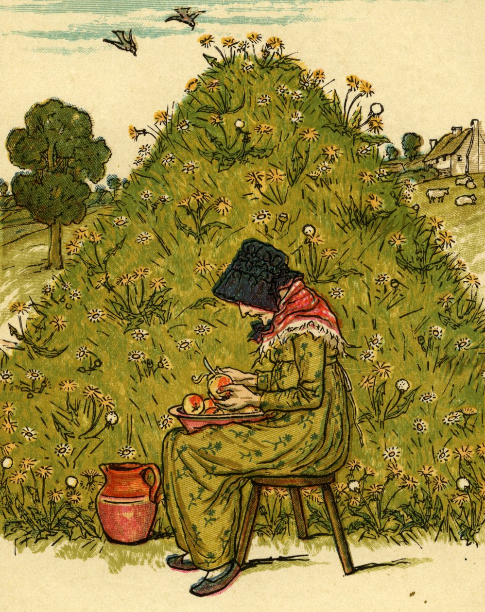 Es war eine alte Frau von Kate Greenaway