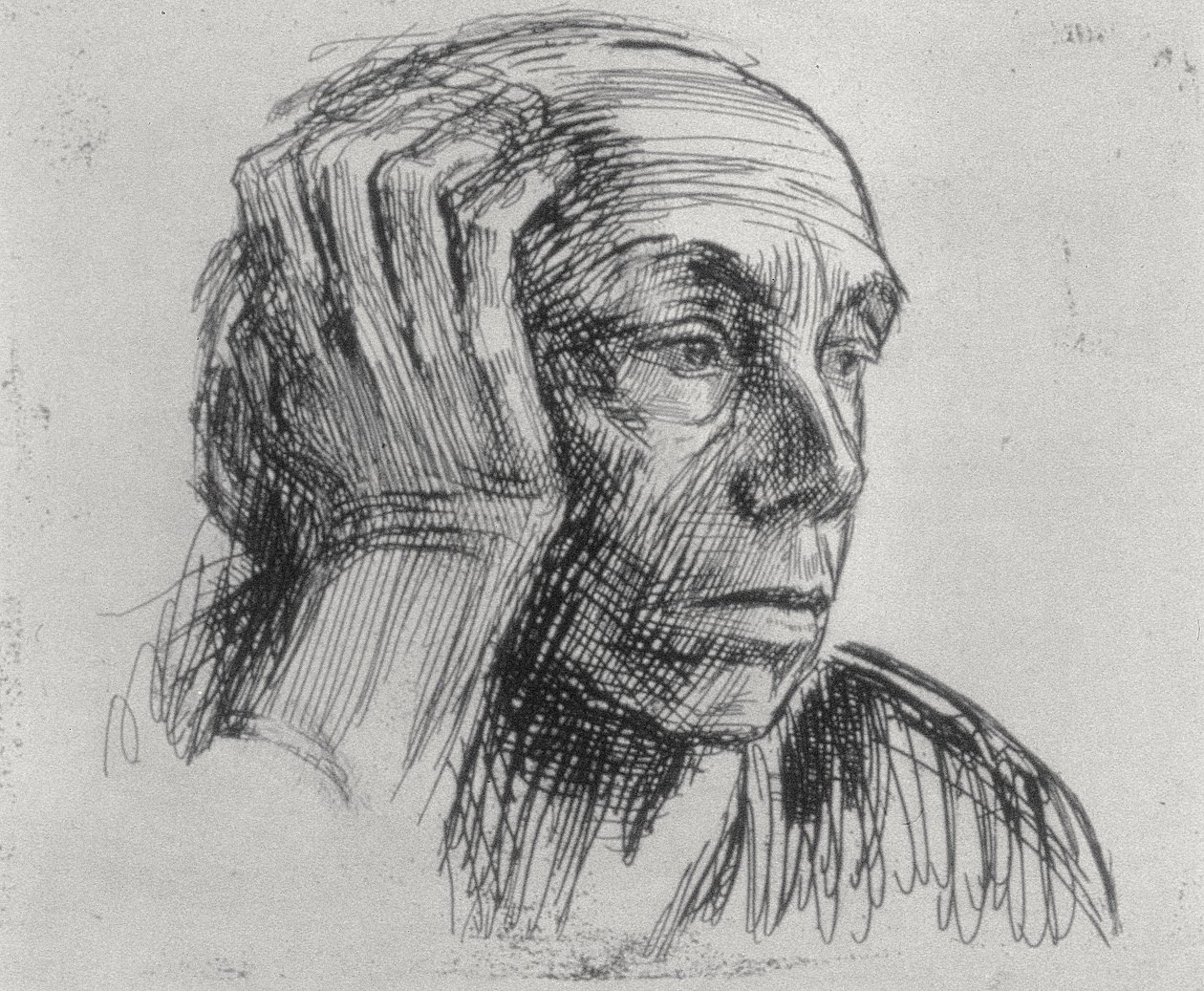Selbstporträt, 20. Jahrhundert von Käthe Kollwitz
